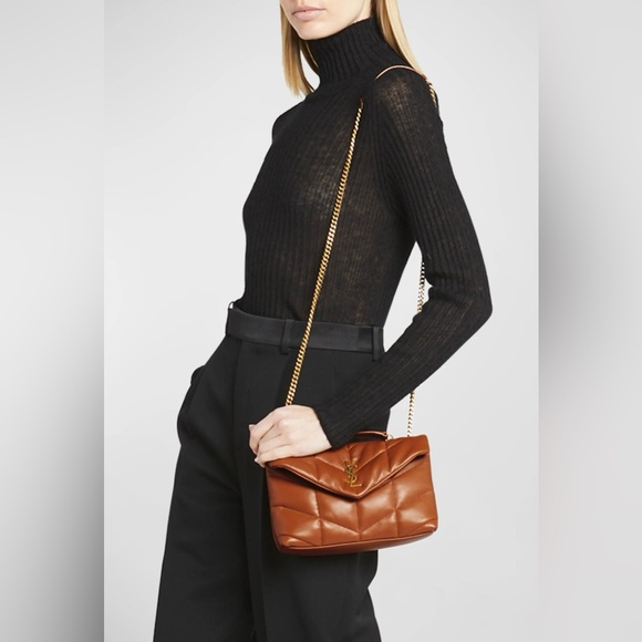 Saint Laurent NWT Lou Puffer Toy YSL Shoulder Bag in Quilted Leather - Picture 3 of 12